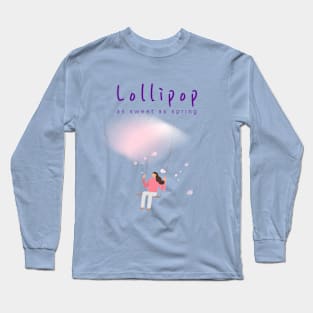 lollipop, as sweet as spring Long Sleeve T-Shirt